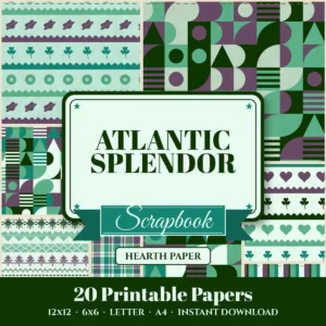 Atlantic Splendor Digital Paper Pack cover