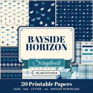 Bayside Horizon Digital Paper Pack cover