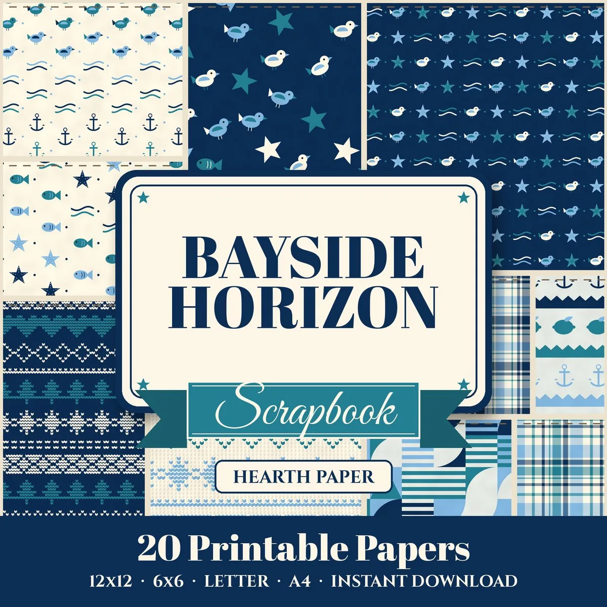 Bayside Horizon Digital Paper Pack cover