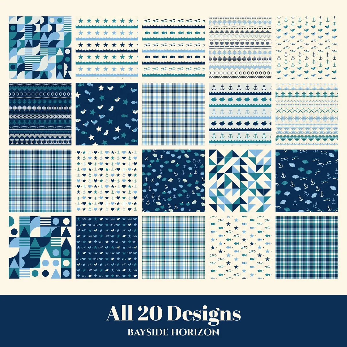 Bayside Horizon Digital Paper Pack preview 2