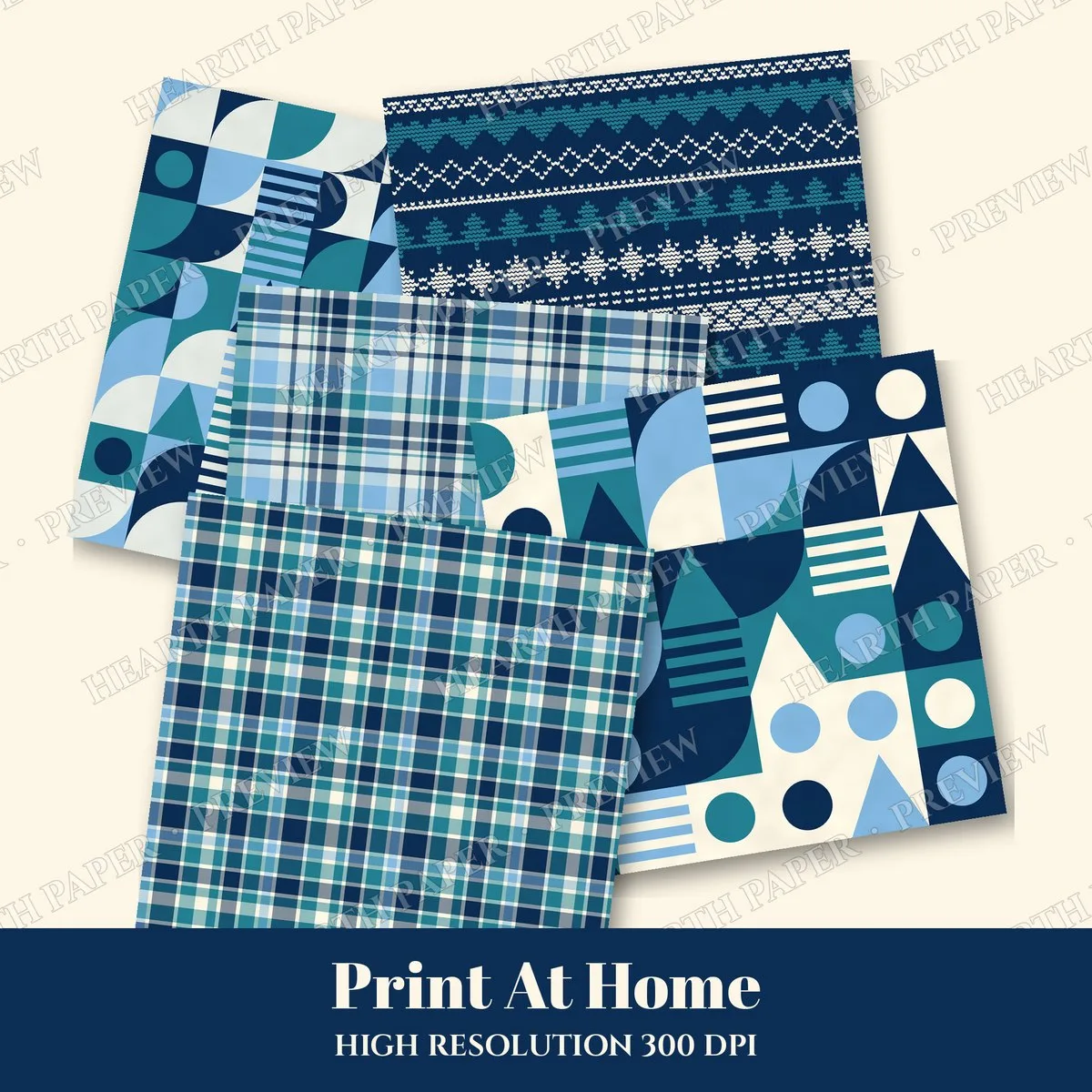 Bayside Horizon Digital Paper Pack preview 3