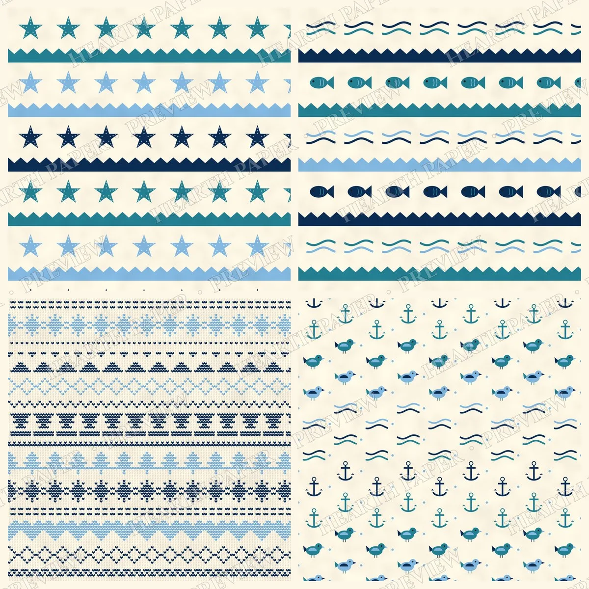 Bayside Horizon Digital Paper Pack preview 5