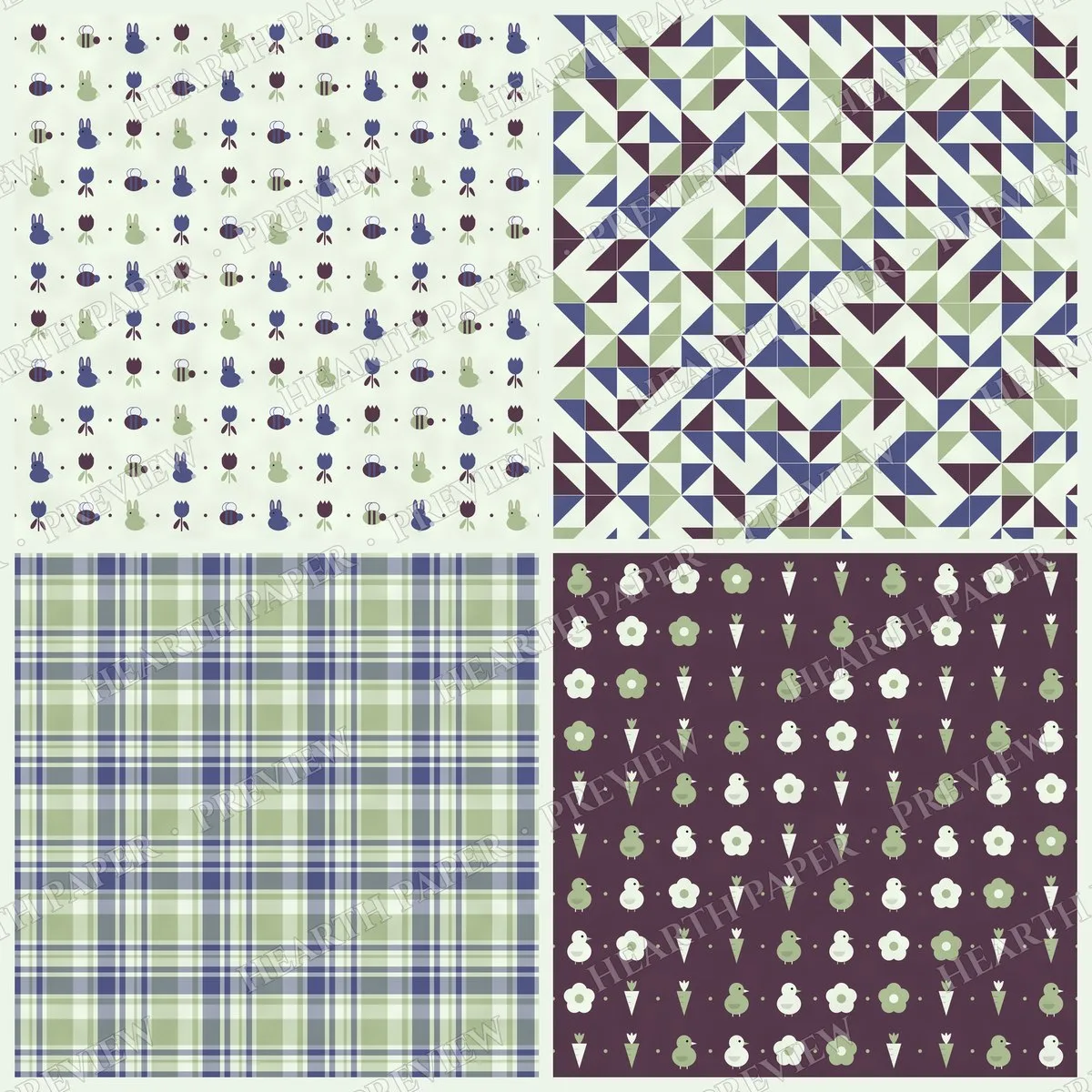 Briar Rhapsody Digital Paper Pack preview 6