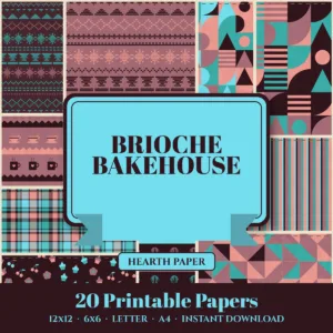 Brioche Bakehouse Digital Paper Pack
