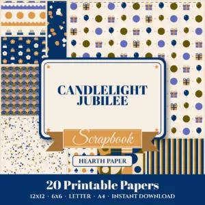 Candlelight Jubilee Digital Paper Pack