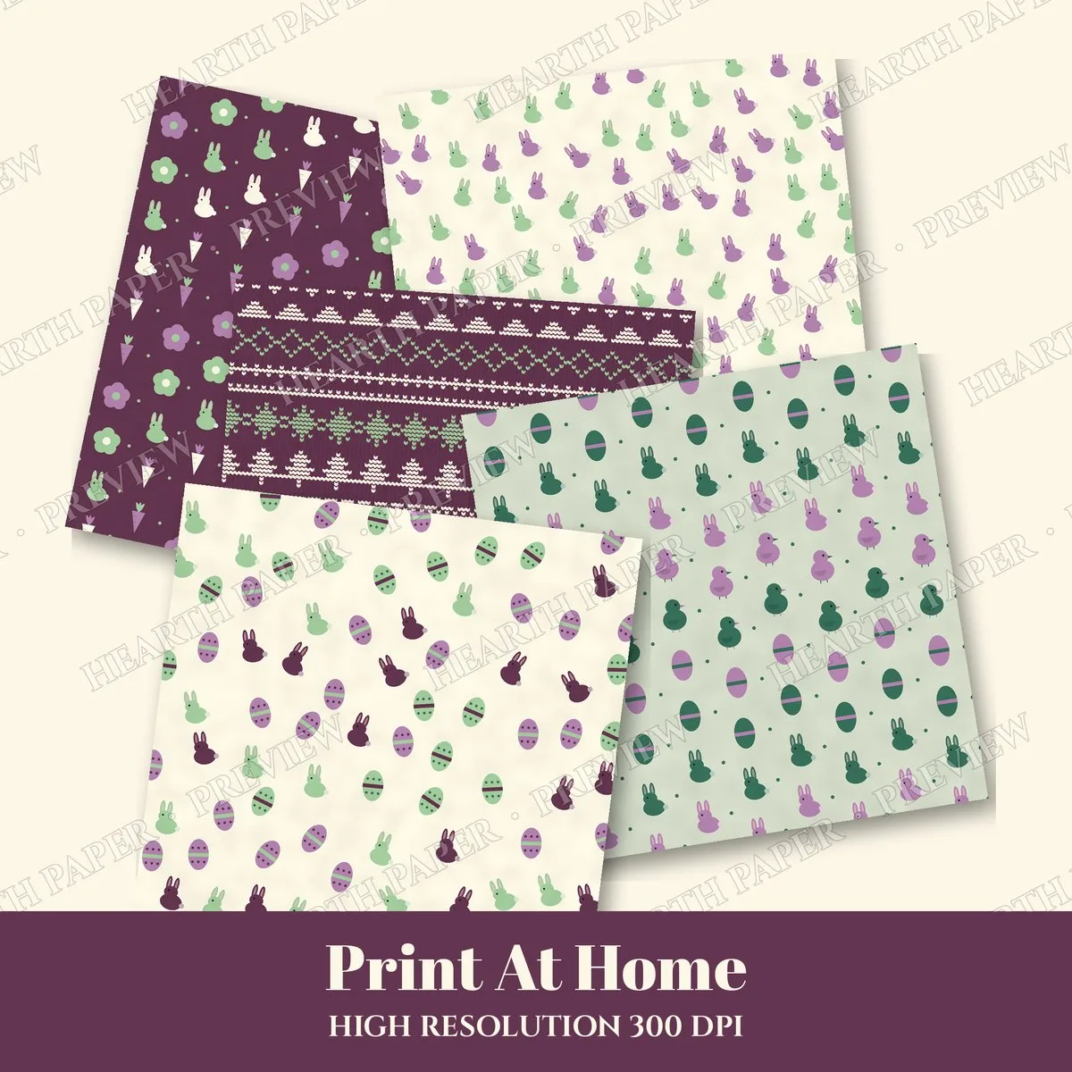 Celadon Gazebo Digital Paper Pack preview 3