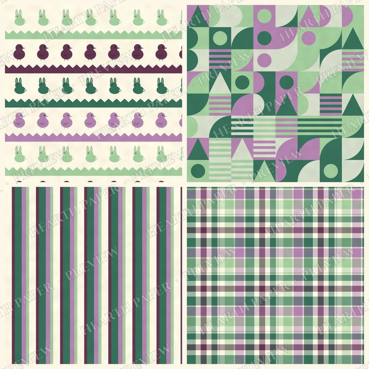 Celadon Gazebo Digital Paper Pack preview 6