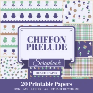 Chiffon Prelude Digital Paper Pack cover