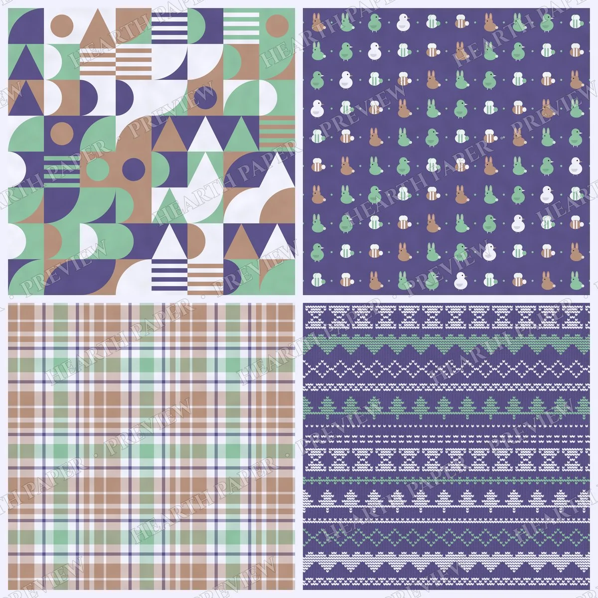 Chiffon Prelude Digital Paper Pack preview 5