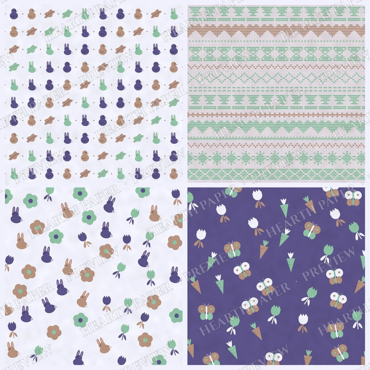 Chiffon Prelude Digital Paper Pack preview 6