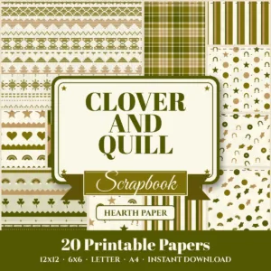 Clover And Quill Digital Paper Pack cover