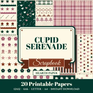 Cupid Serenade Digital Paper Pack cover
