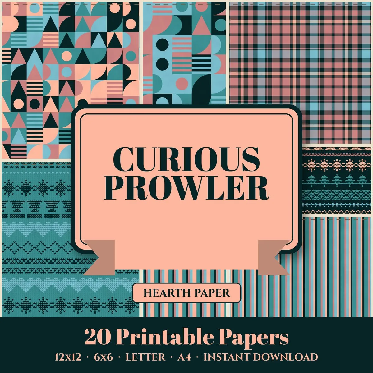 Curious Prowler Digital Paper Pack cover