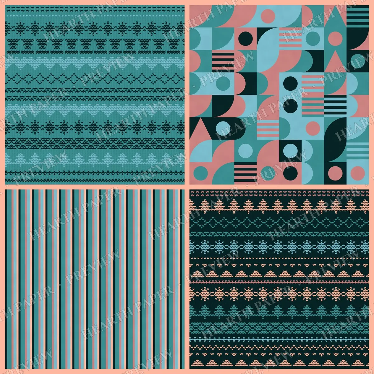 Curious Prowler Digital Paper Pack preview 5