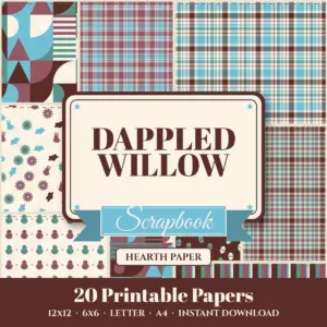 Dappled Willow Digital Paper Pack cover