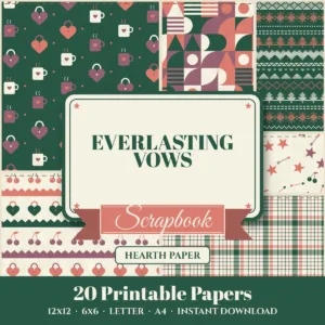 Everlasting Vows Digital Paper Pack cover