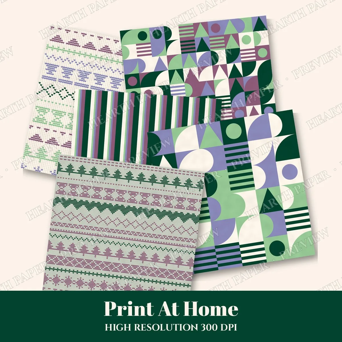 Eyelet Heirloom Digital Paper Pack preview 3