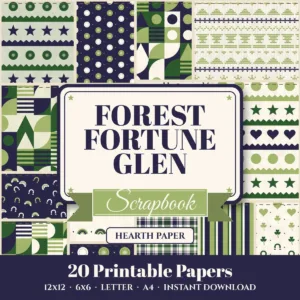 Forest Fortune Glen Digital Paper Pack cover