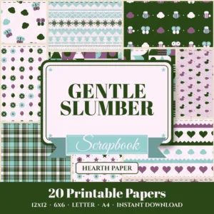Gentle Slumber Digital Paper Pack cover