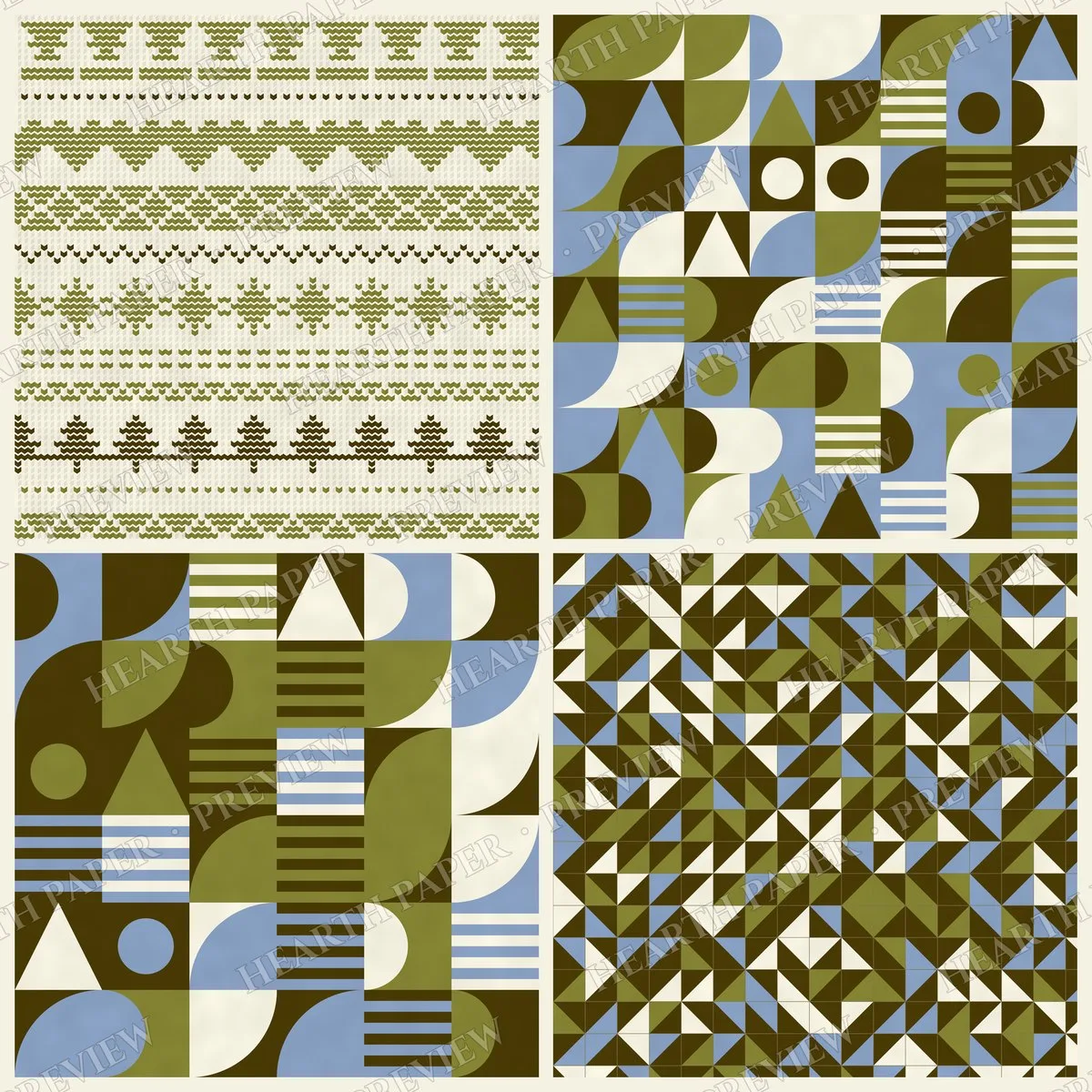 Golden Harp Digital Paper Pack preview 5