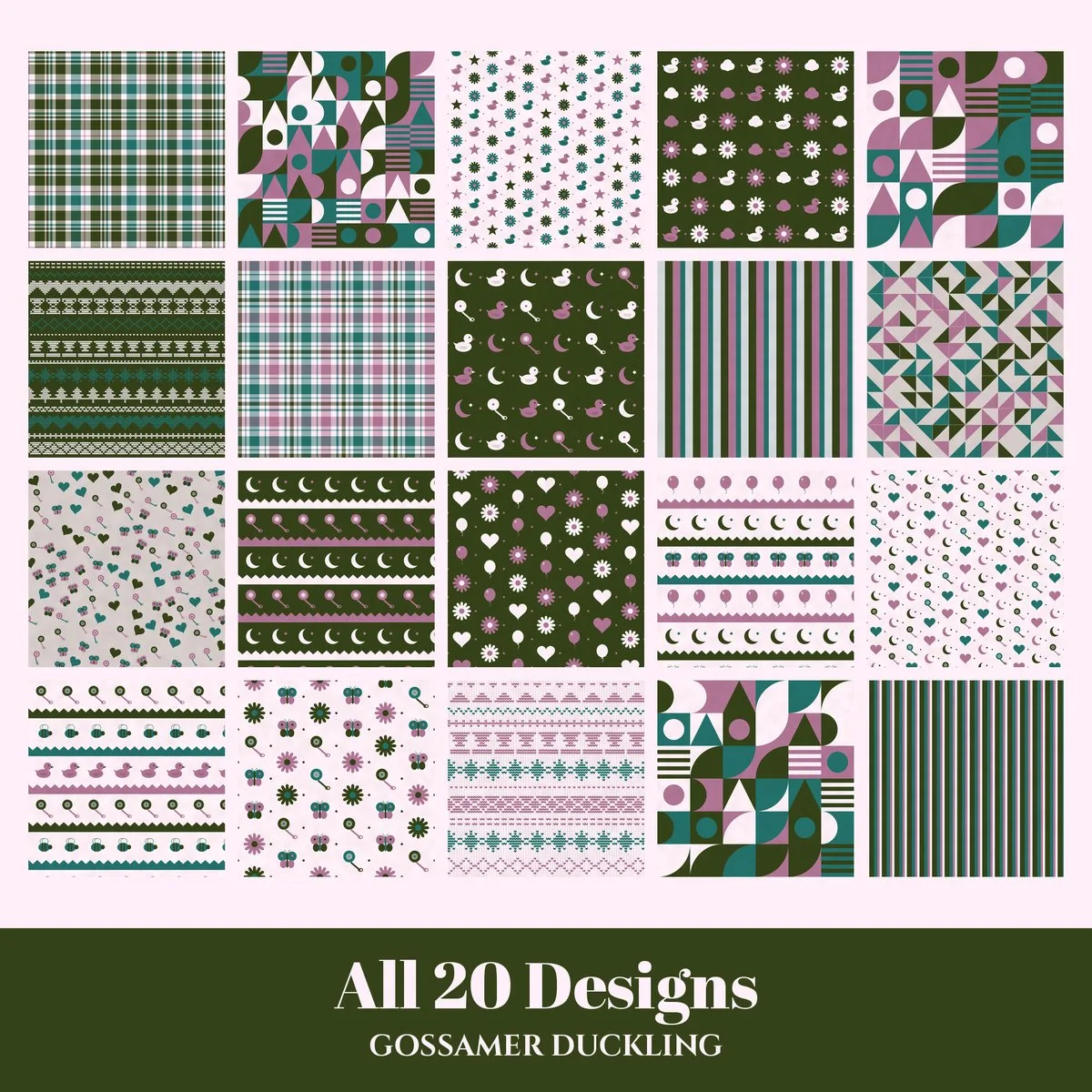 Gossamer Duckling Digital Paper Pack preview 2