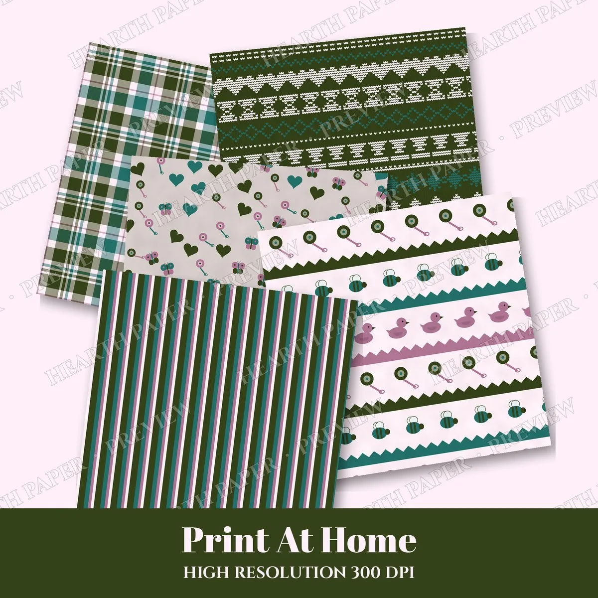 Gossamer Duckling Digital Paper Pack preview 3