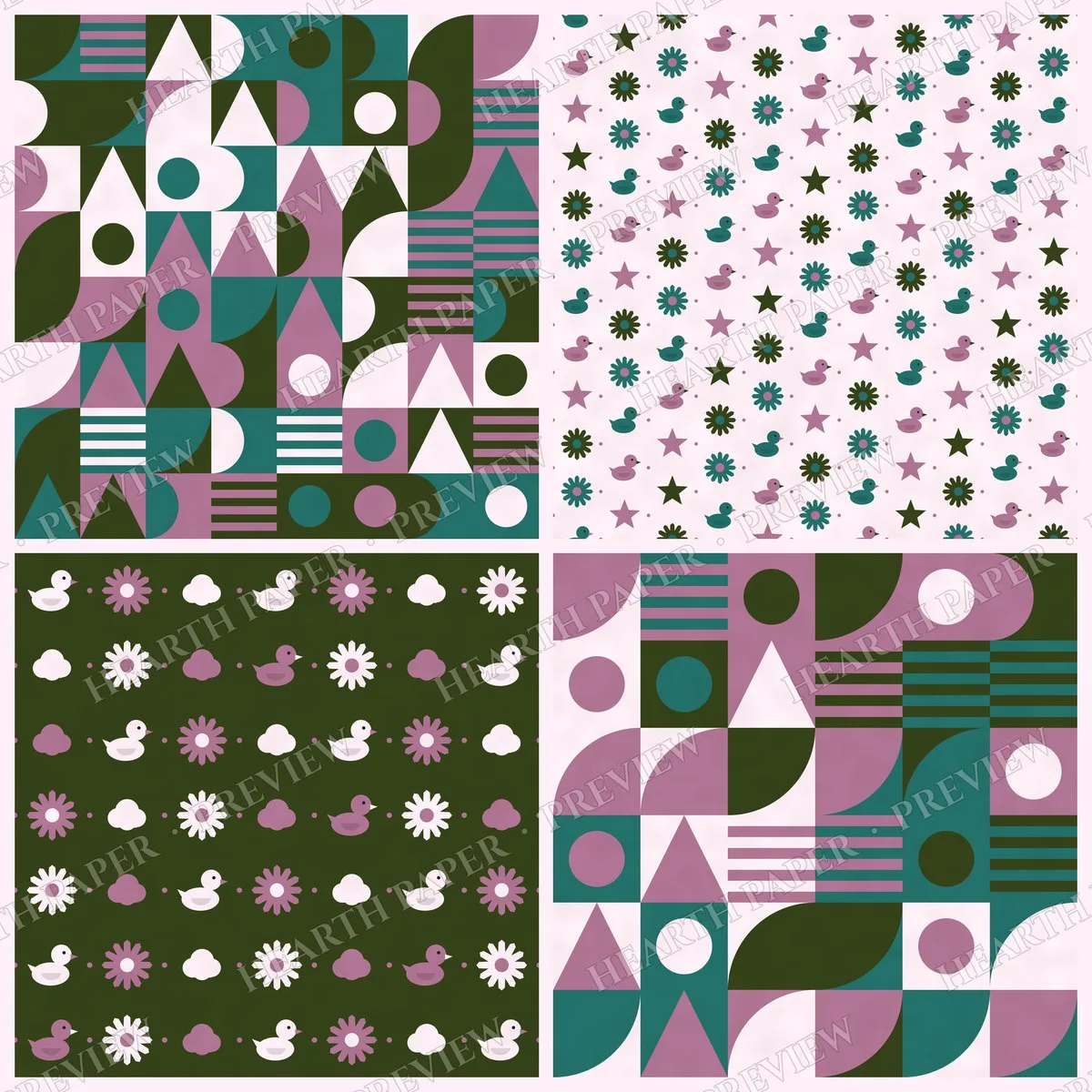 Gossamer Duckling Digital Paper Pack preview 5