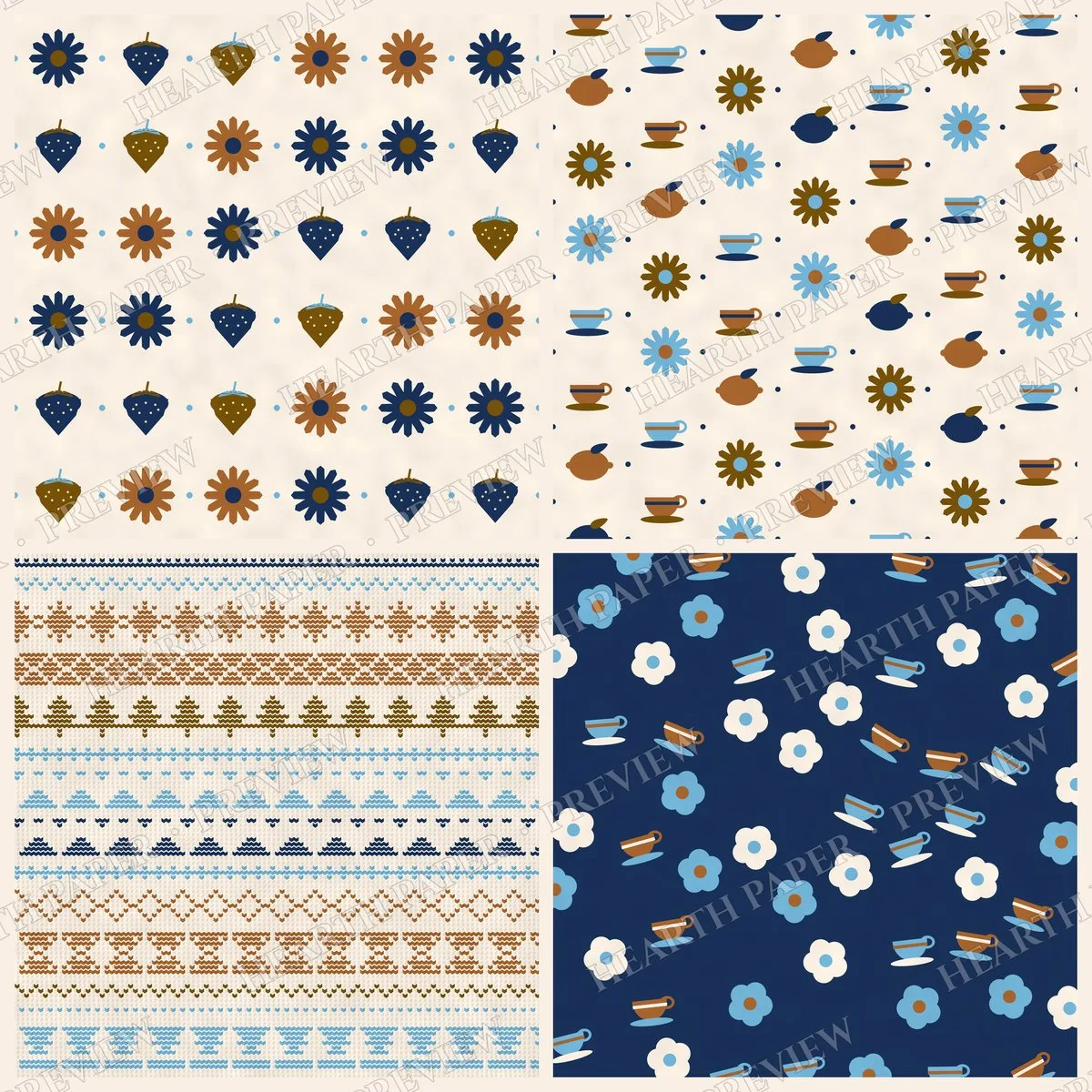 Heirloom Kitchenette Digital Paper Pack preview 5