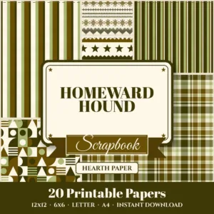 Homeward Hound Digital Paper Pack cover