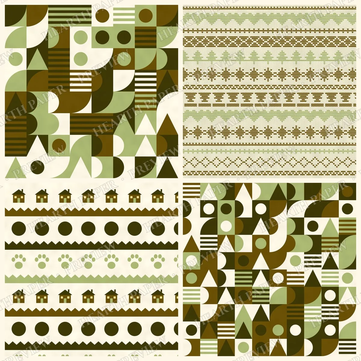 Homeward Hound Digital Paper Pack preview 5