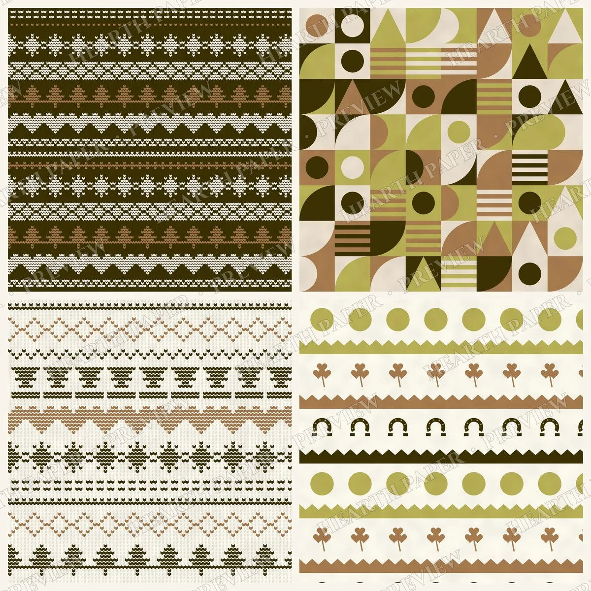 Irish Blessing Digital Paper Pack preview 5