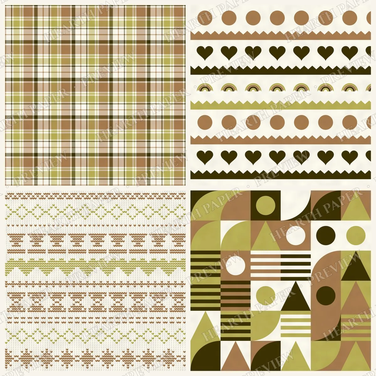Irish Blessing Digital Paper Pack preview 6
