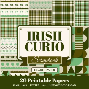 Irish Curio Digital Paper Pack cover