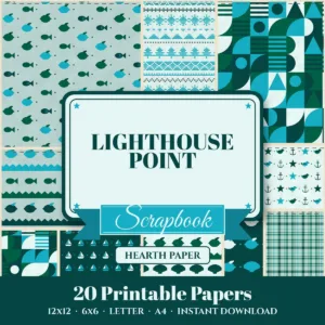 Lighthouse Point Digital Paper Pack cover