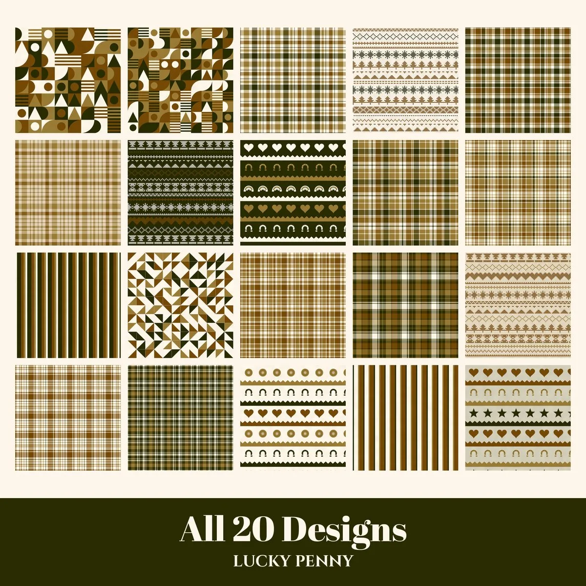 Lucky Penny Digital Paper Pack preview 2