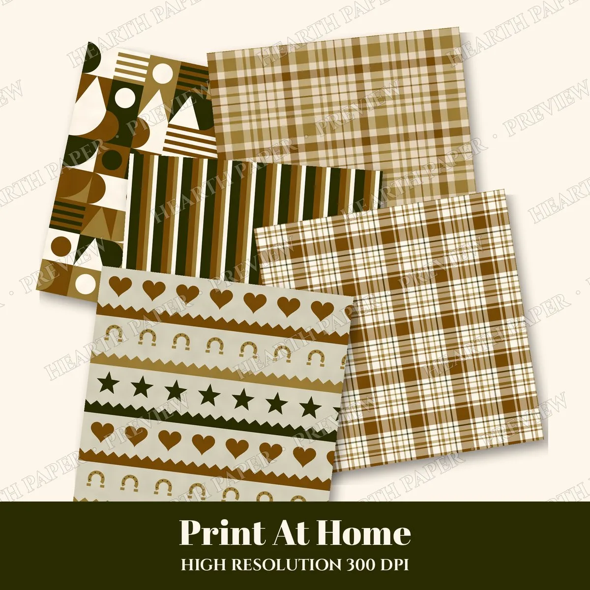 Lucky Penny Digital Paper Pack preview 3