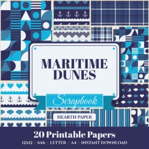 Maritime Dunes Digital Paper Pack cover