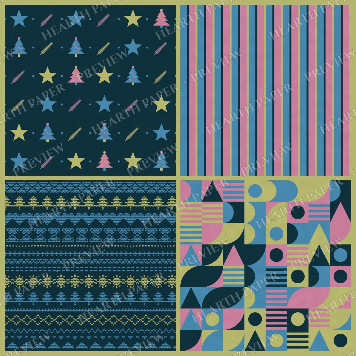 Midnight Bell Melody Digital Paper Pack preview 5