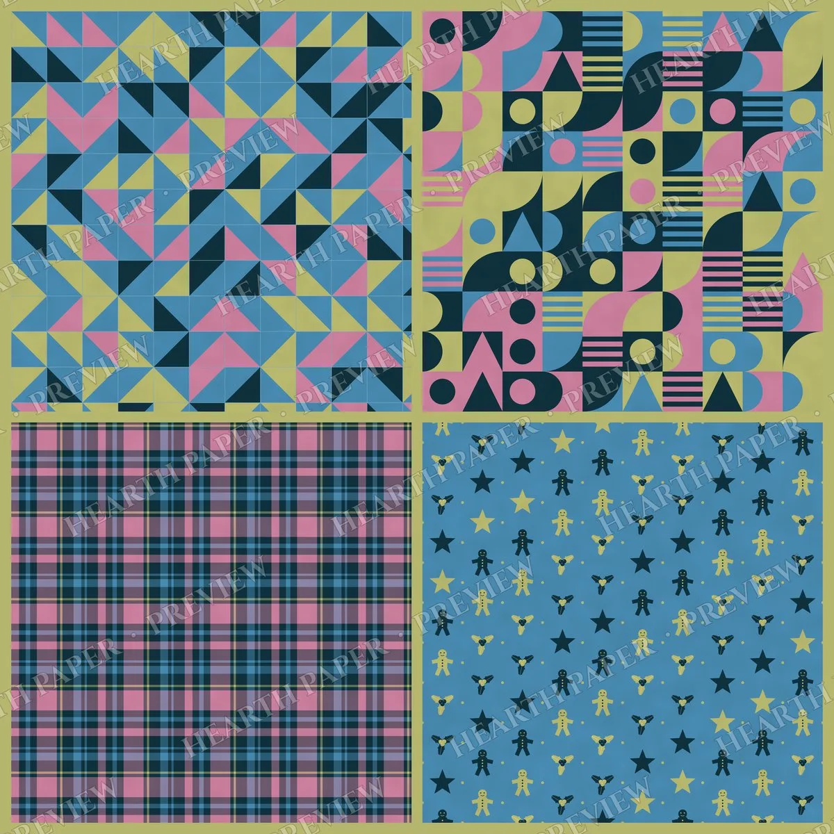 Midnight Bell Melody Digital Paper Pack preview 6