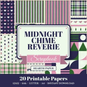 Midnight Chime Reverie Digital Paper Pack cover