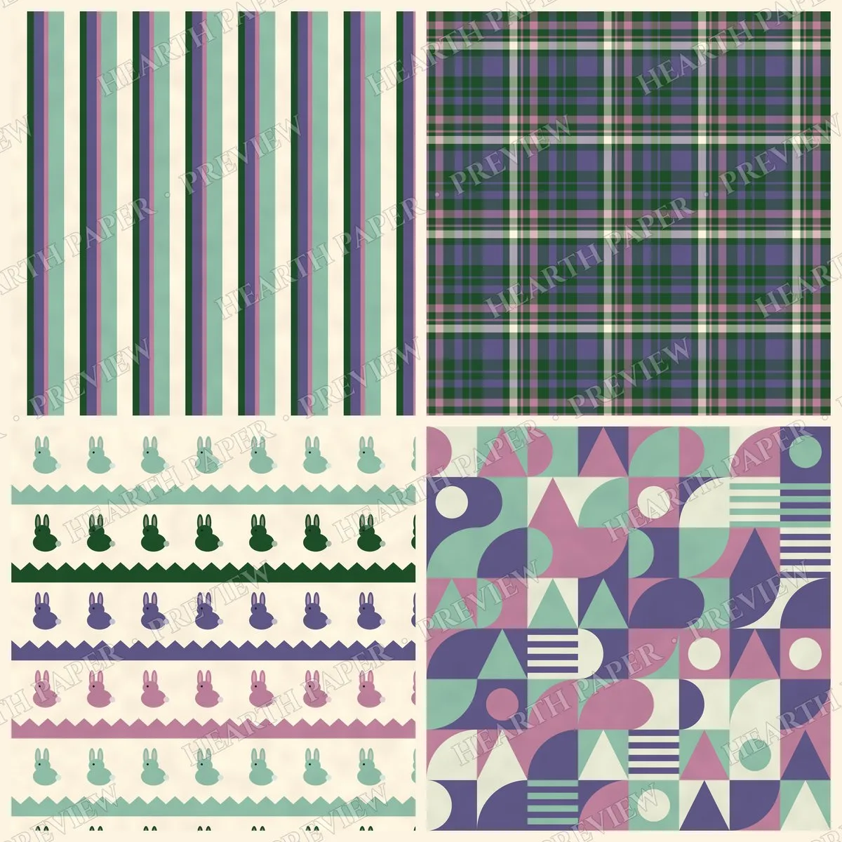 Morning Veranda Digital Paper Pack preview 6