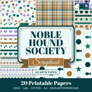 Noble Hound Society Digital Paper Pack cover