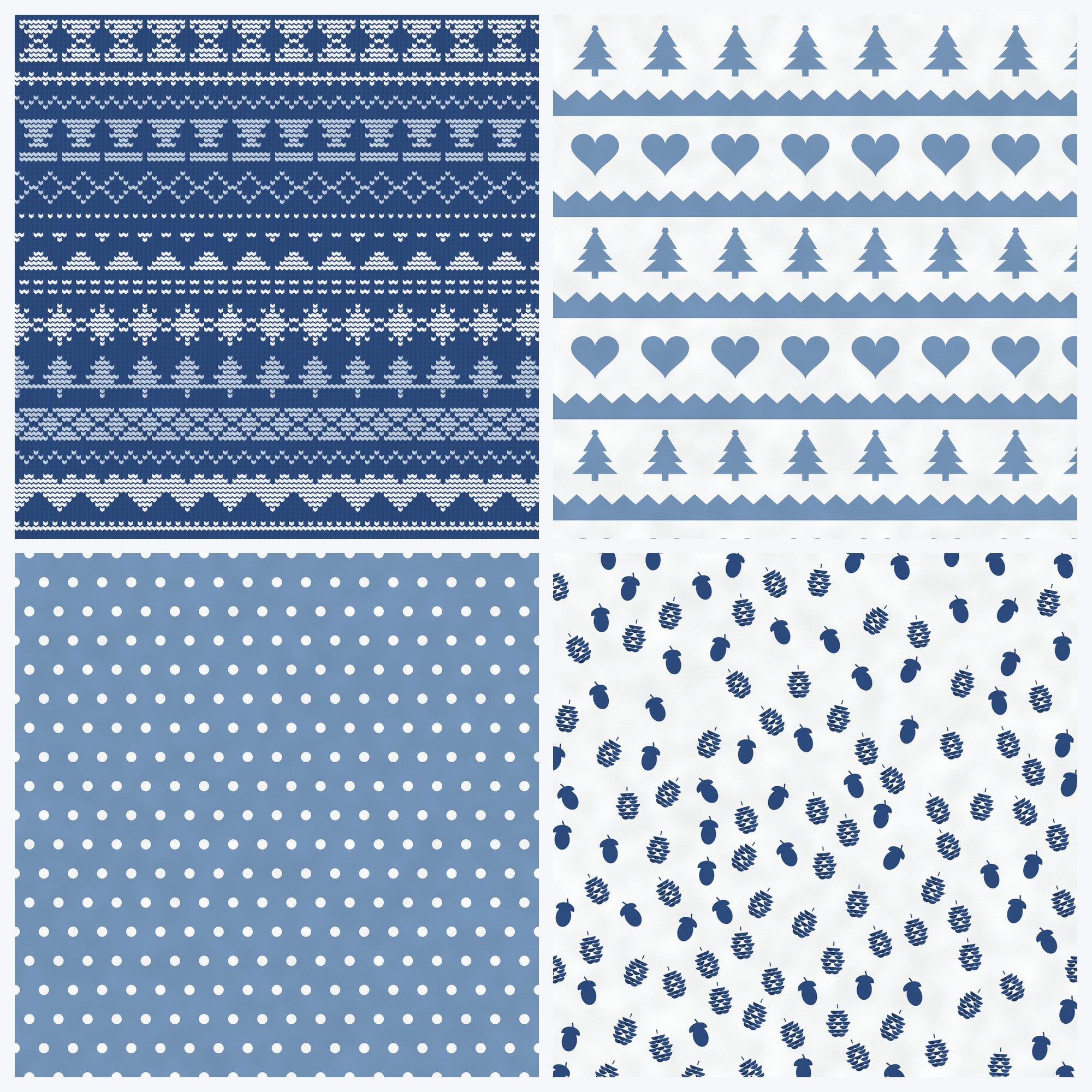Nordic Winter Digital Paper Pack preview 5
