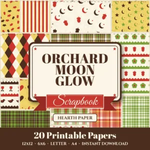 Orchard Moon Glow Digital Paper Pack cover