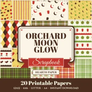 Orchard Moon Glow Digital Paper Pack