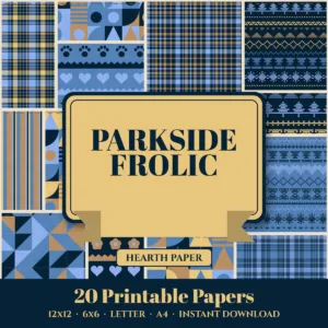 Parkside Frolic Digital Paper Pack cover