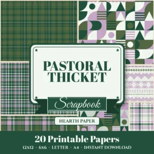 Pastoral Thicket Digital Paper Pack cover