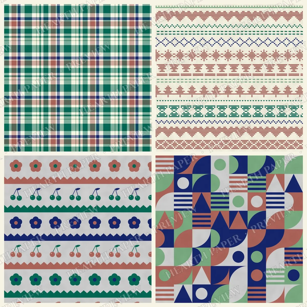 Porcelain Pantry Digital Paper Pack preview 5