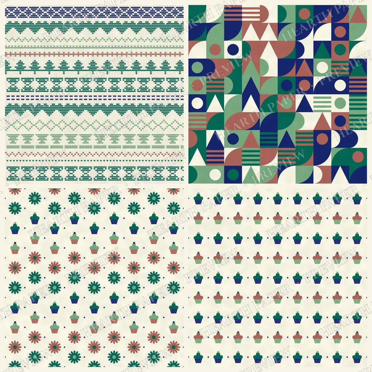 Porcelain Pantry Digital Paper Pack preview 6