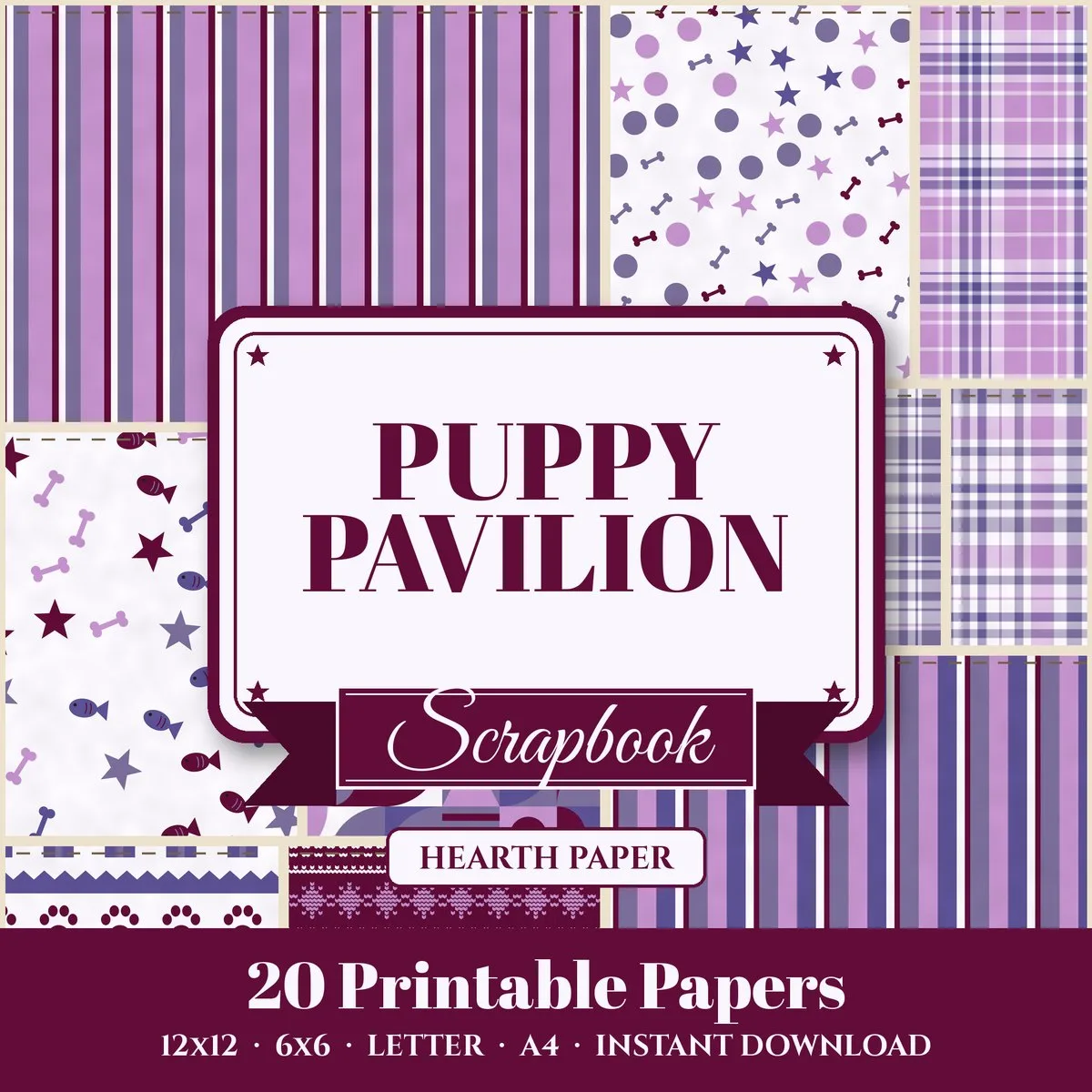 Puppy Pavilion Digital Paper Pack cover